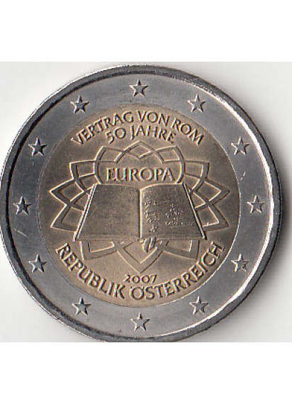2007 - 2 Euro AUSTRIA  Trattati di Roma Fdc